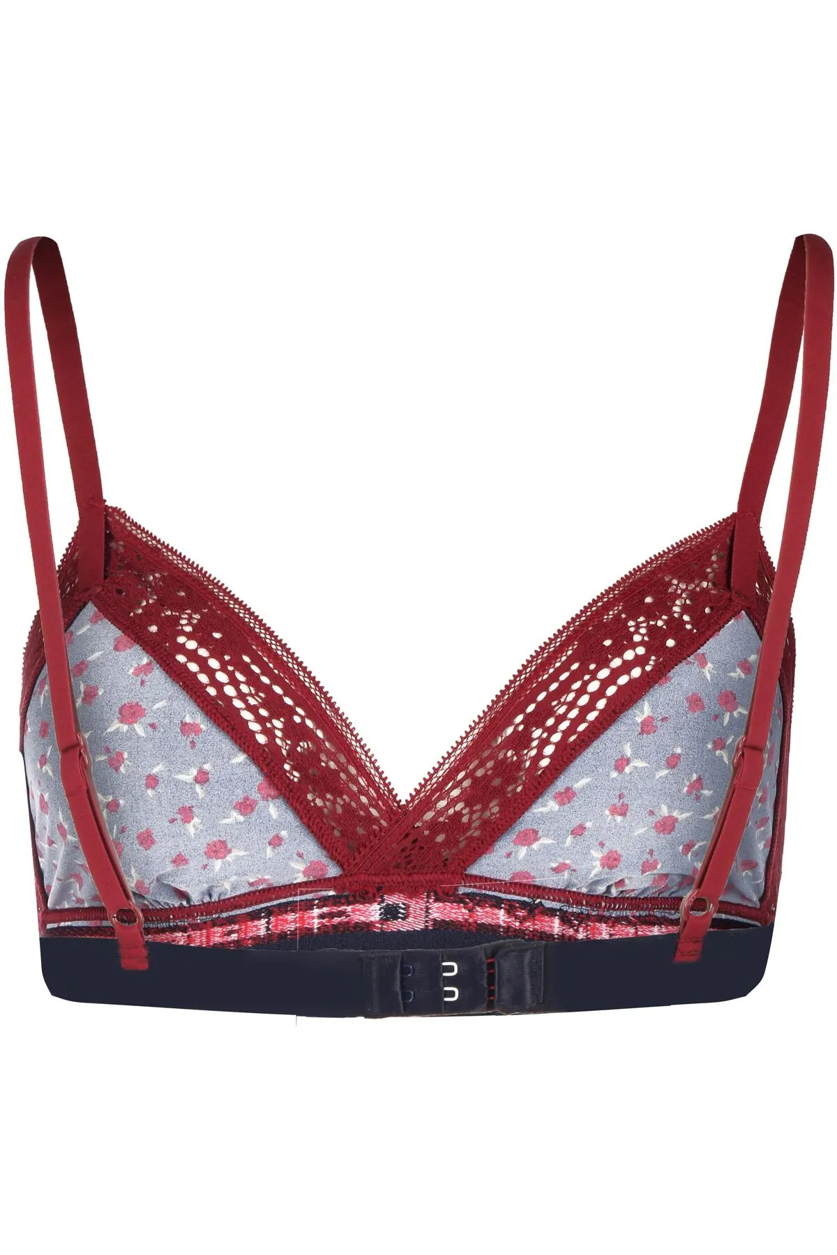 Tommy Hilfiger  Ungefüttertes Damen Bralette mit Dreiecksmuster aus Spitze