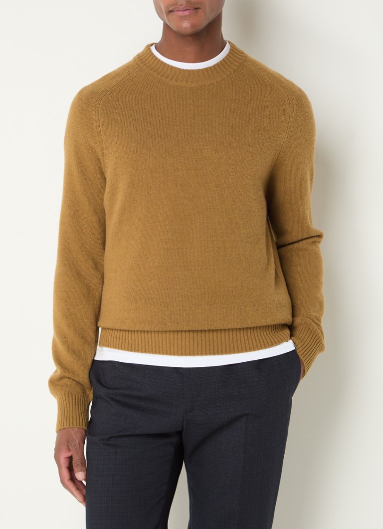 Πουλόβερ Lyle & Scott Saddle από λεπτό πλεκτό μείγμα κασμίρ