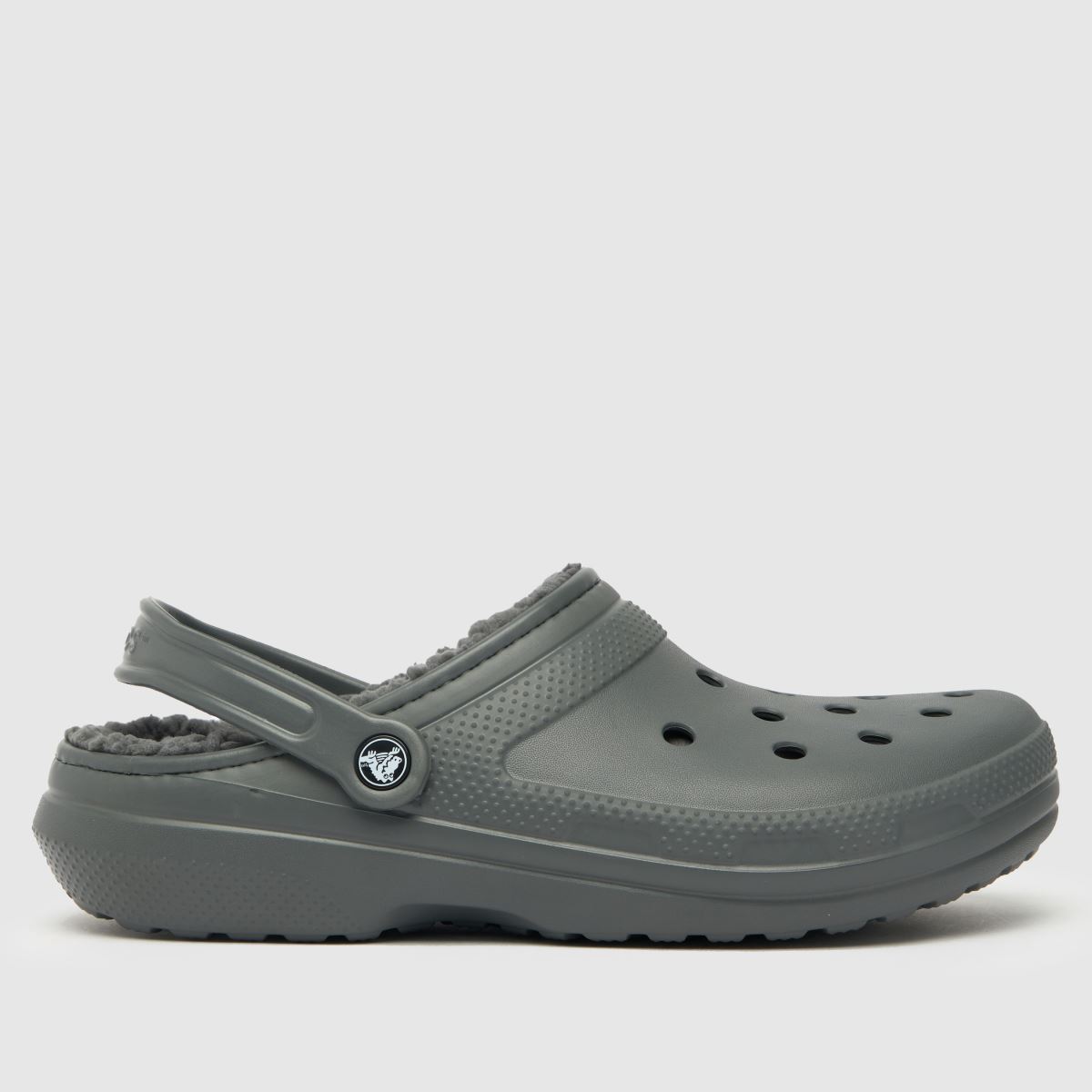 Crocs klasszikus bélelt klumpa szandál szürke színben