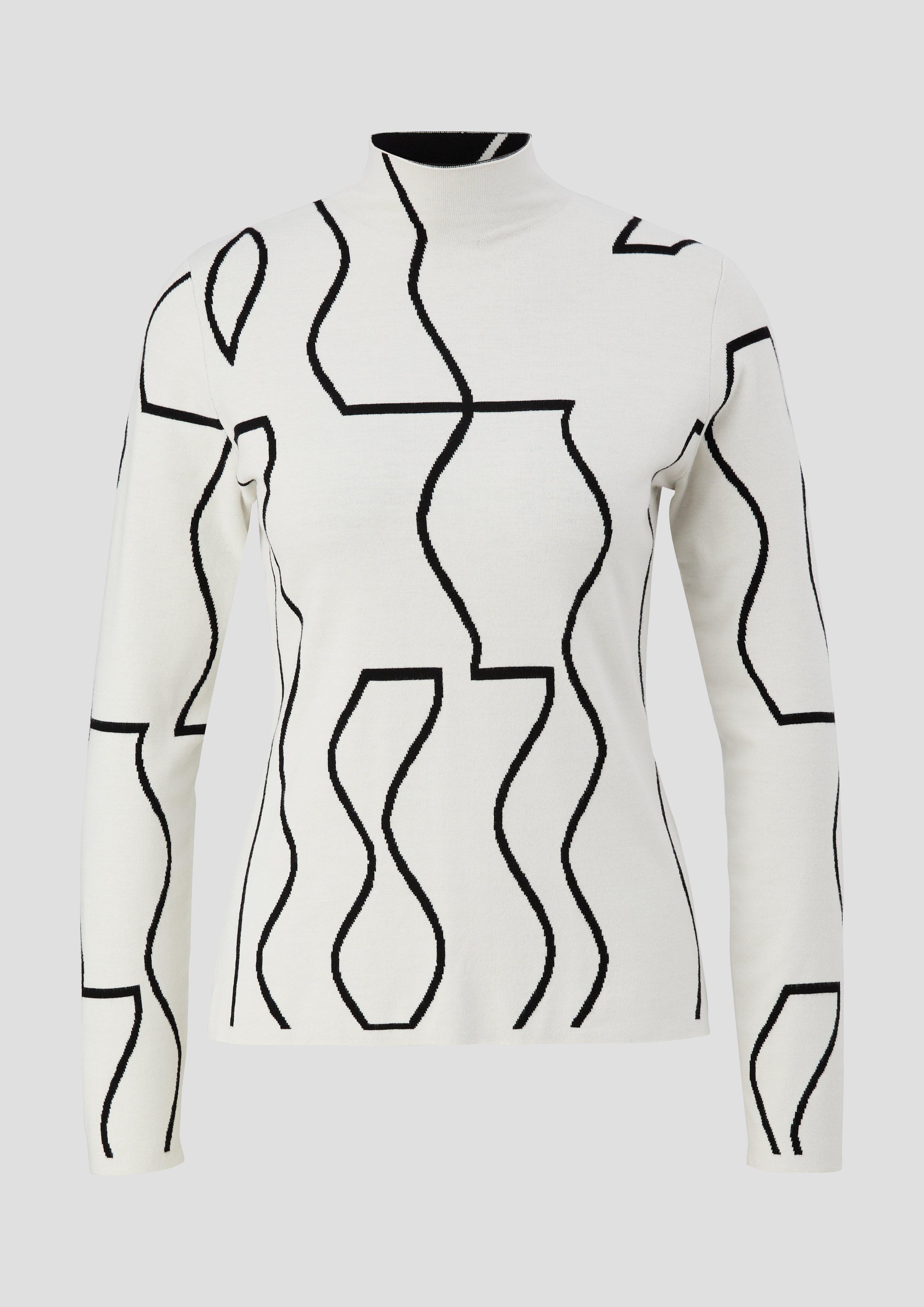 Strickpullover mit Jacquard  2140470-07X5