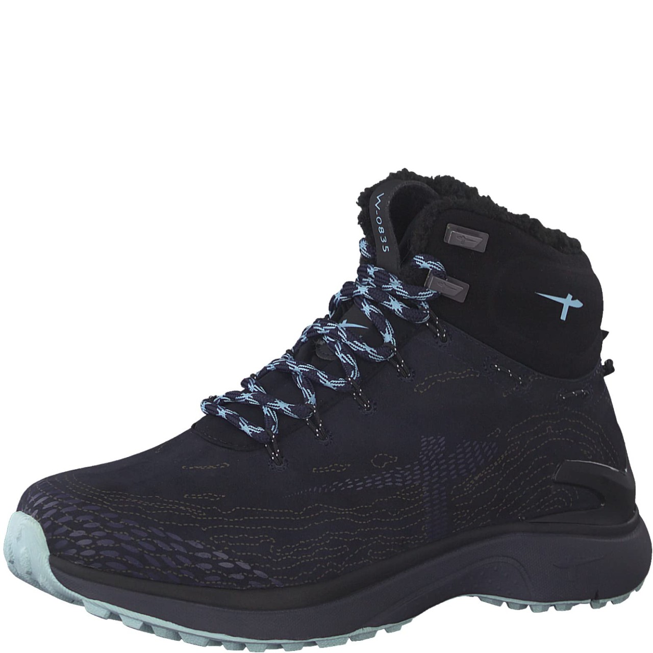 TAMARIS Wanderschuhe blau Trekkingstiefel W-0835 GTX, Blau