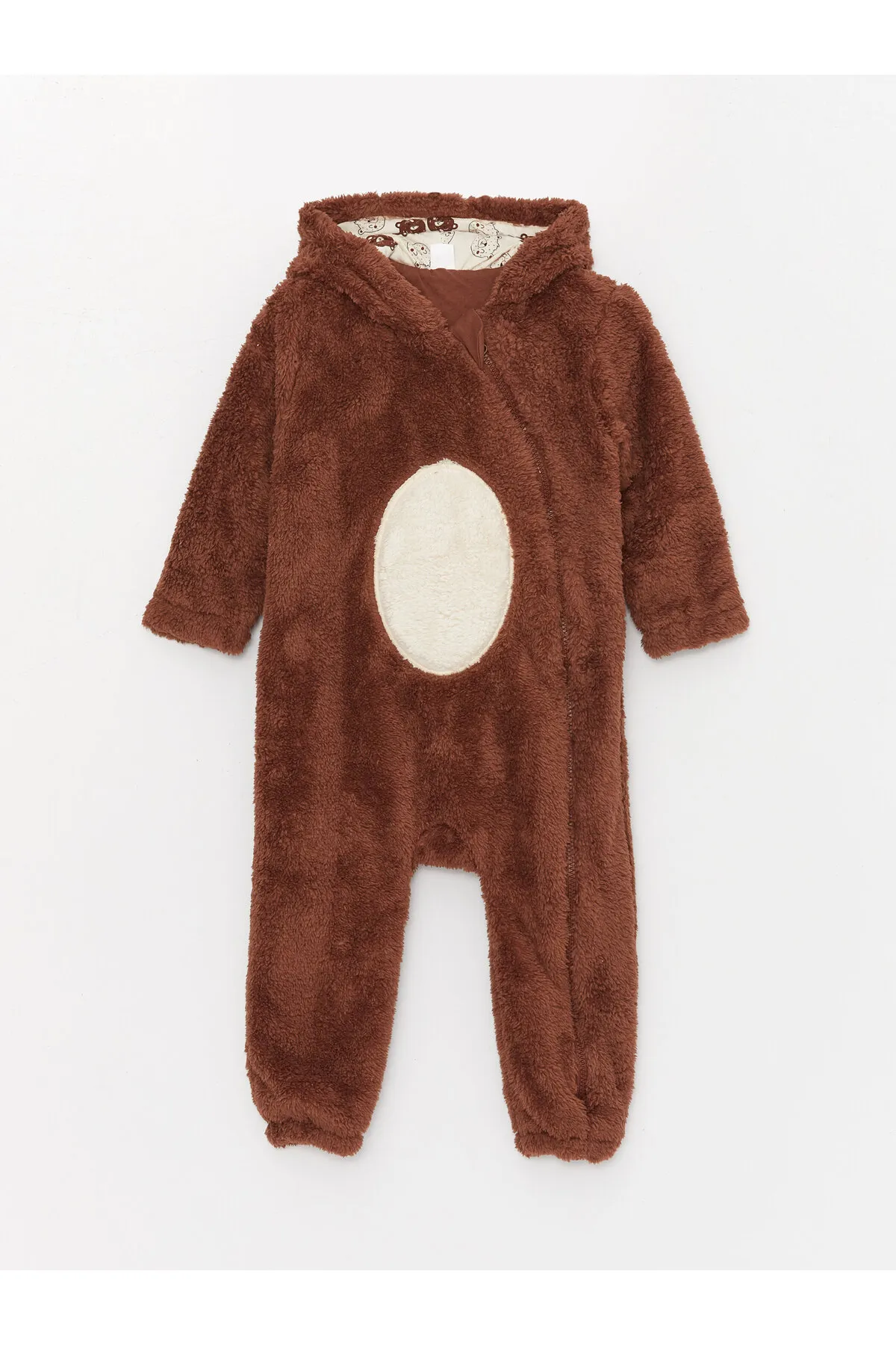 LC Waikiki  LCW Baby-Overall mit Kapuze, langärmelig, Plüsch, für Jungen