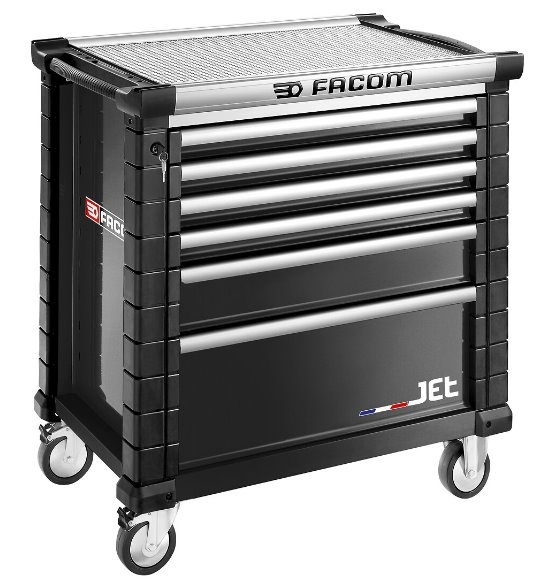 Facom JET.6NM4A Værktøjsvogn 6 skuffer M4 Sort