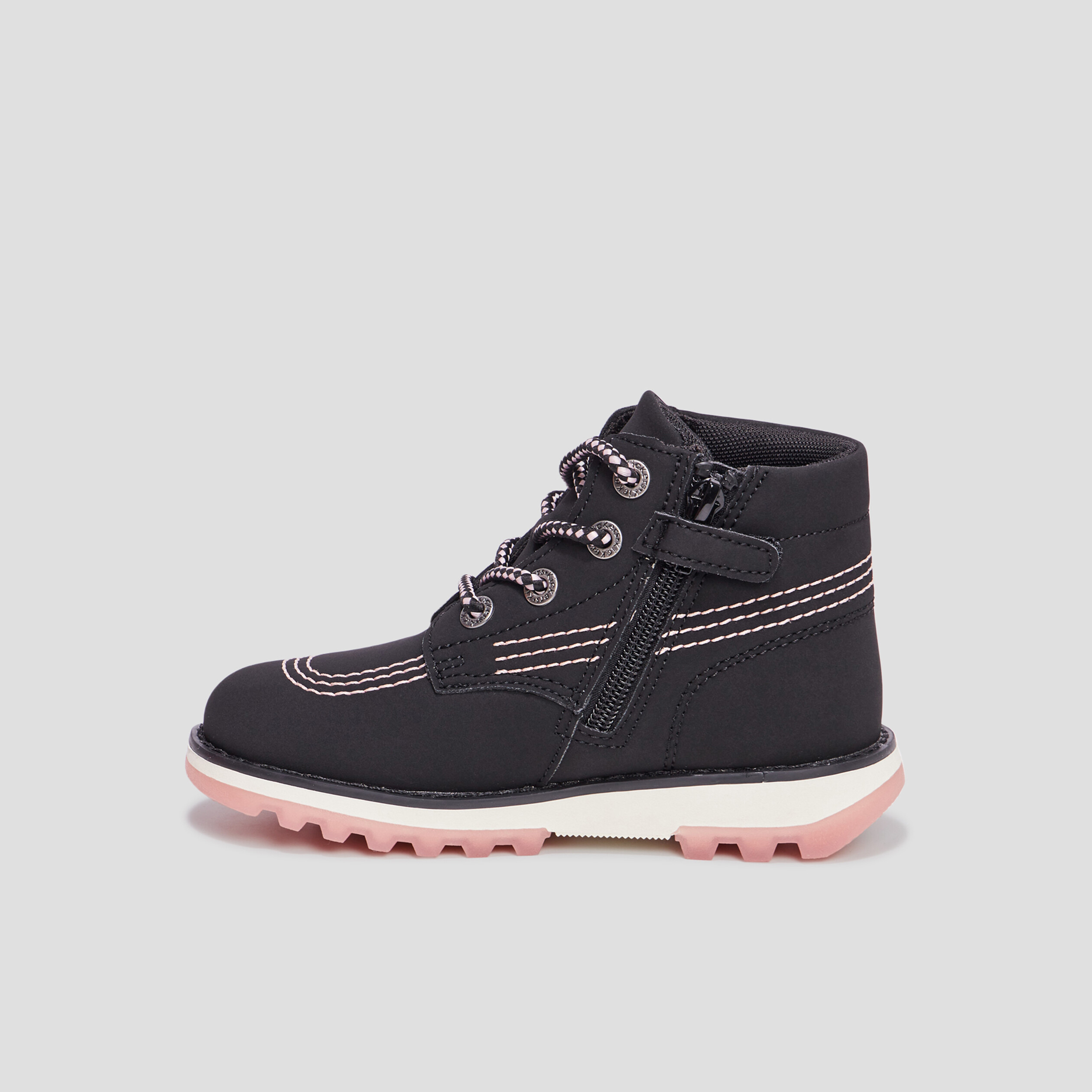 Bottines Kickers Krally20 noir fille | La Halle