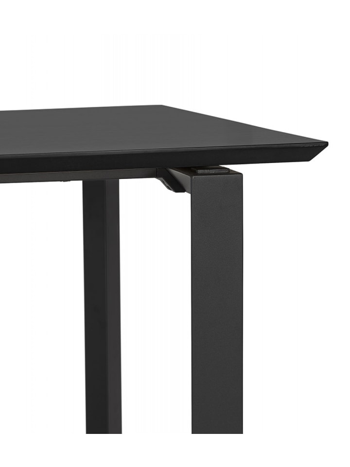 KADIMA DESIGN Holz Schreibtisch GIMINI 180x90cm | Chef Computertisch für Büro in Schwarz günstig kaufen