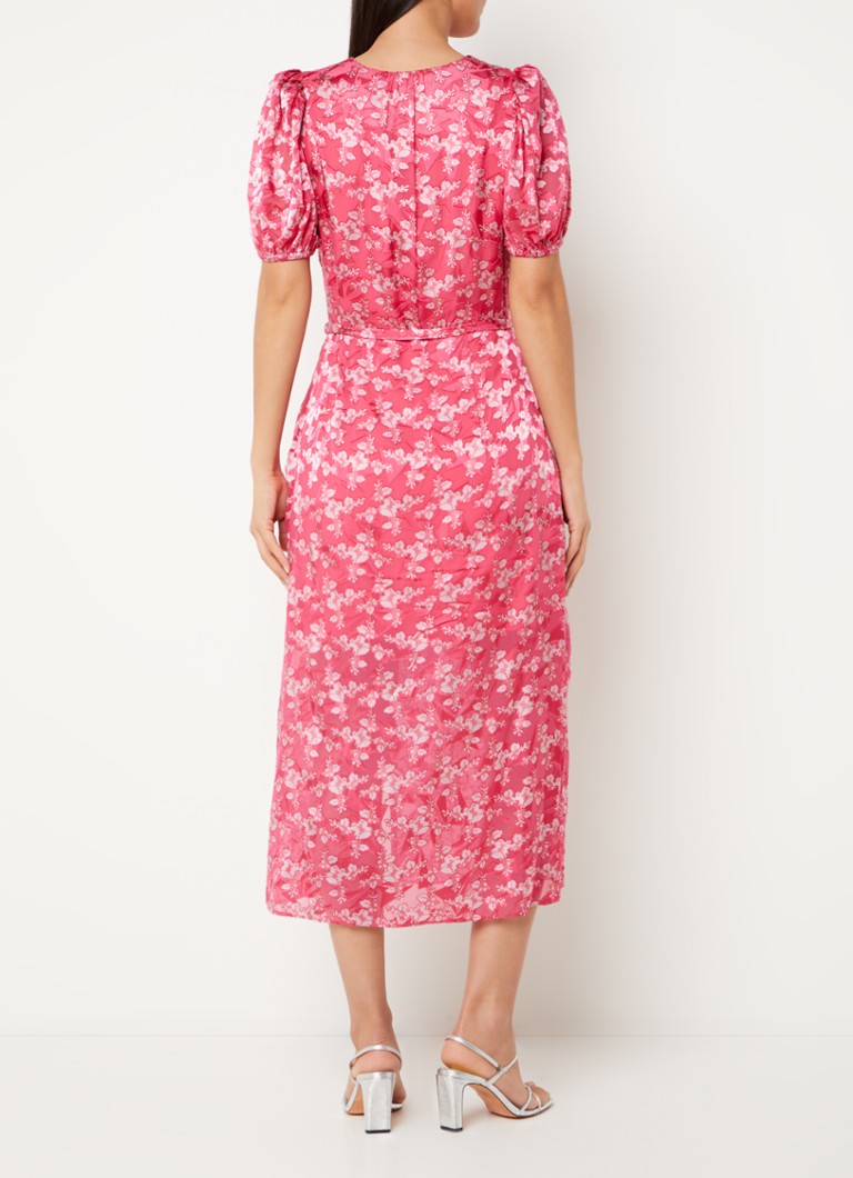 Vestido midi cruzado con estampado floral Elianna de French Connection