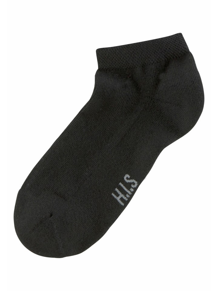 H.I.S Sneakersocken in 6x schwarz günstig kaufen