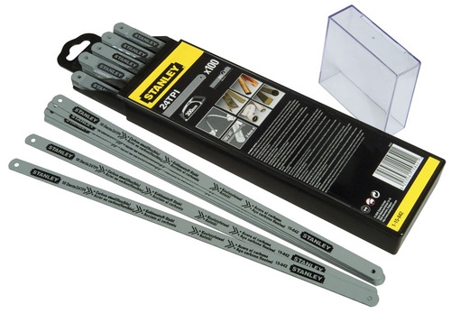 Lame de scie à métaux Stanley 2-15-842 300 mm - 24 dents/pouce (5 pièces/carte)