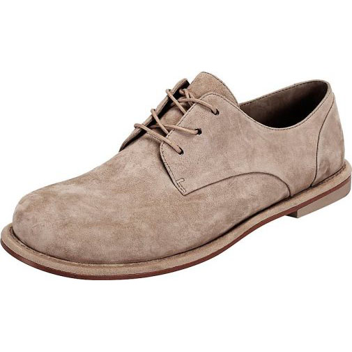 ekonika Schnürschuhe aus samtigem Veloursleder