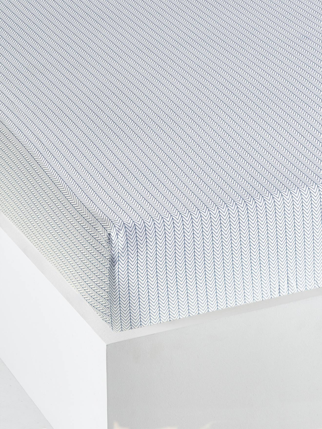 Drap-housse enfant ALPIN blanc imprimé