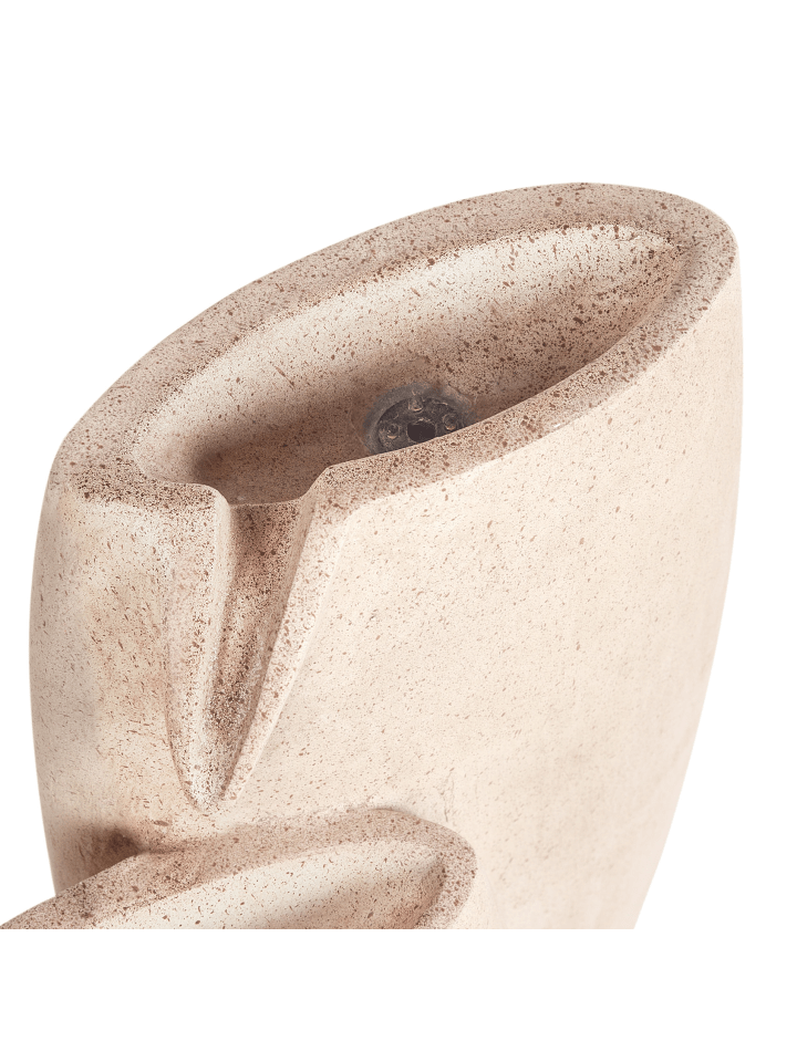 Beliani Gartenbrunnen ARKLE in Beige - (W) 63 x (H) 70 x (L) 28 cm günstig kaufen onesize