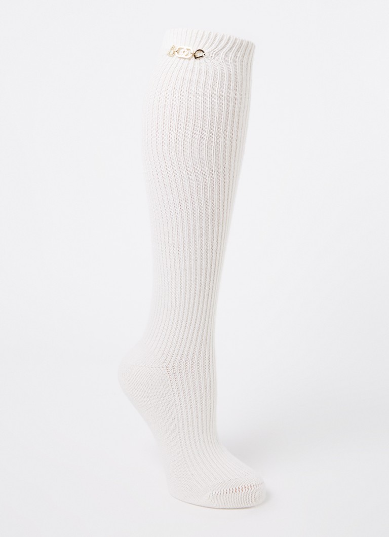 Chaussettes hautes Maje en mélange de cachemire