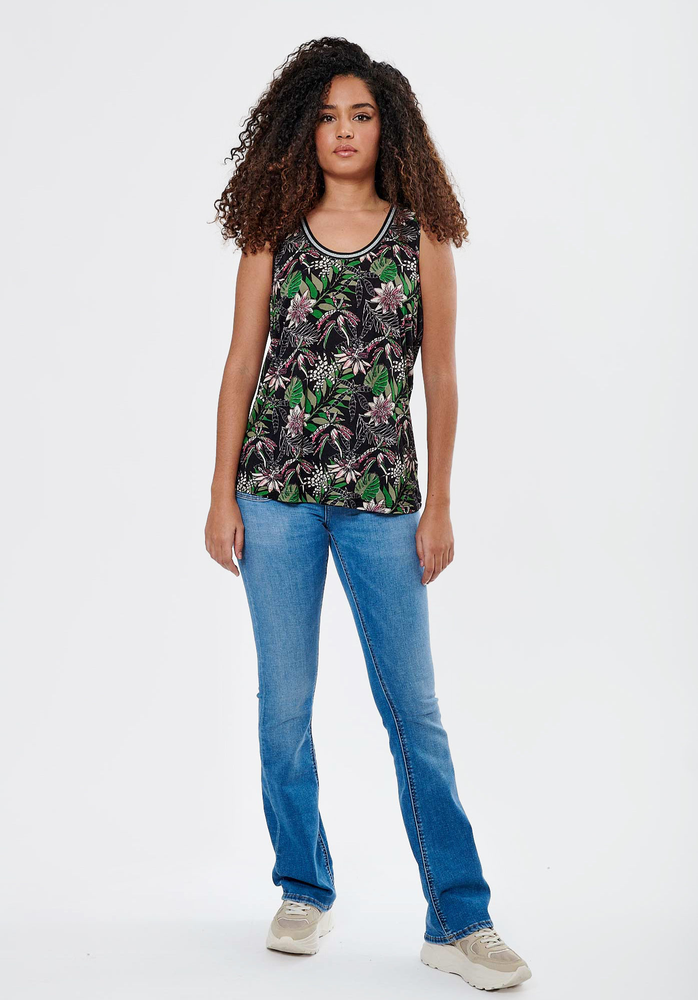JOM    Débardeur fleuri Femme