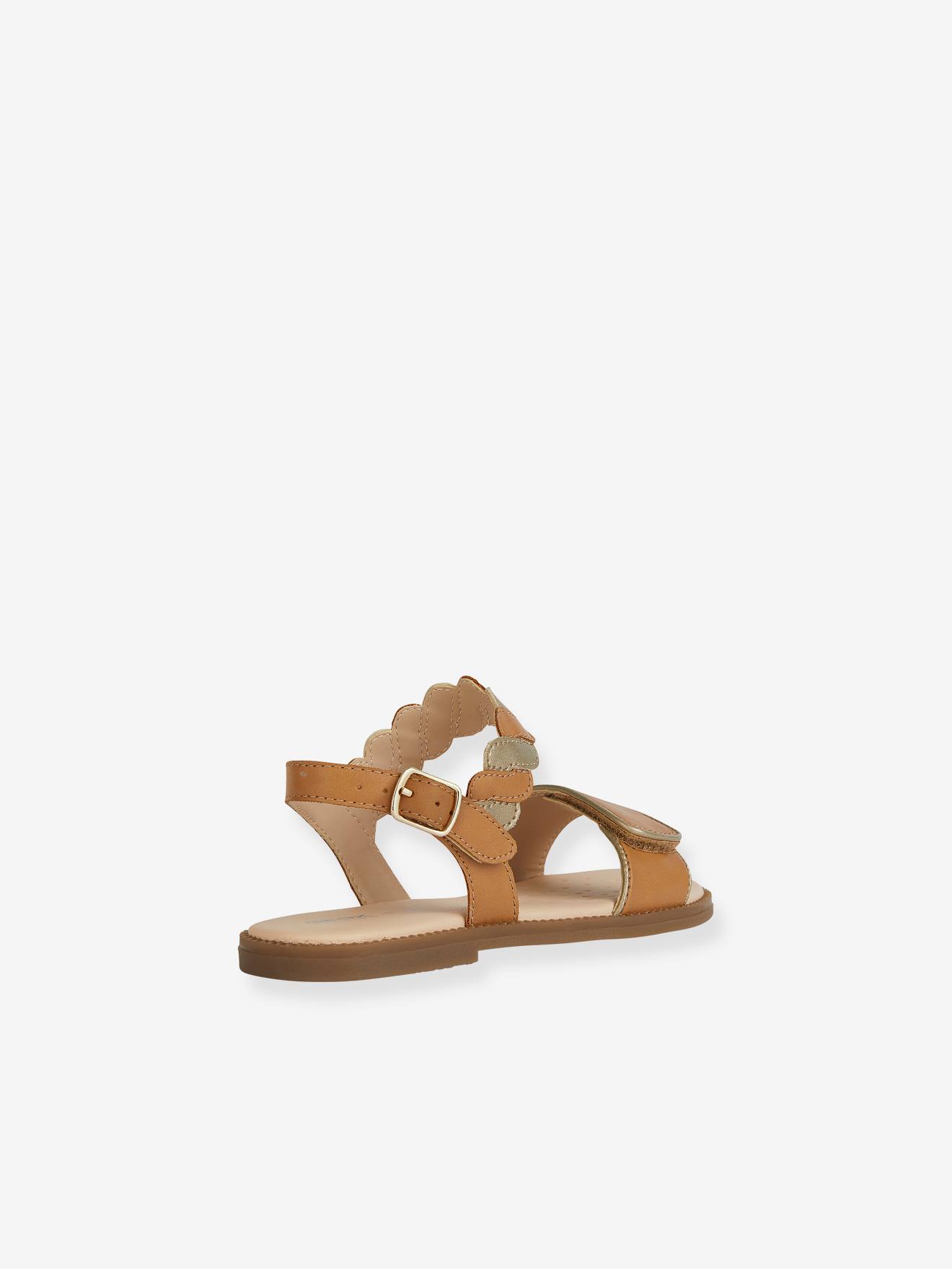 Geox Mädchen Sandalen J4535 Karly Girl GEOX - braun