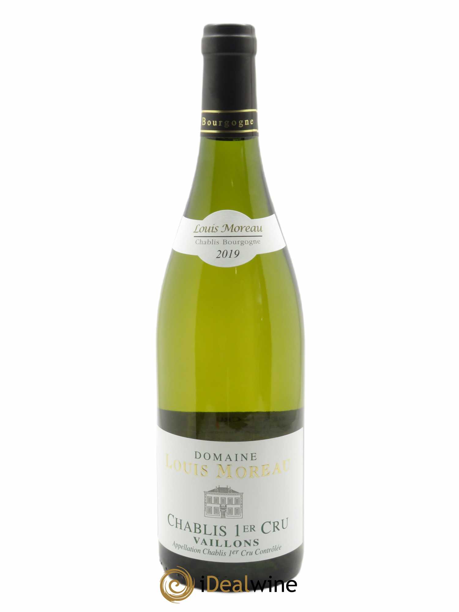 Chablis 1er Cru Vaillons Louis Moreau  2019 - Lot de 1 Bouteille