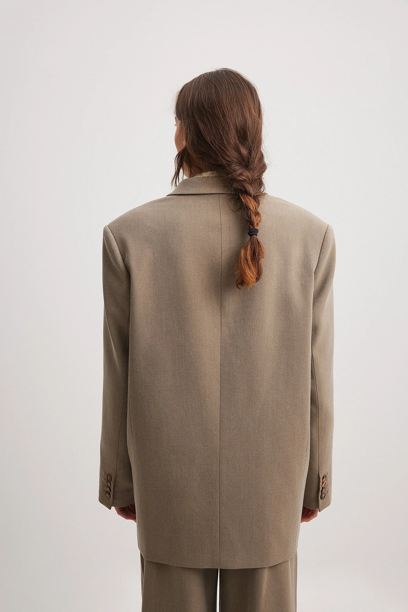 Zweireihiger Oversize-Maxi-Blazer