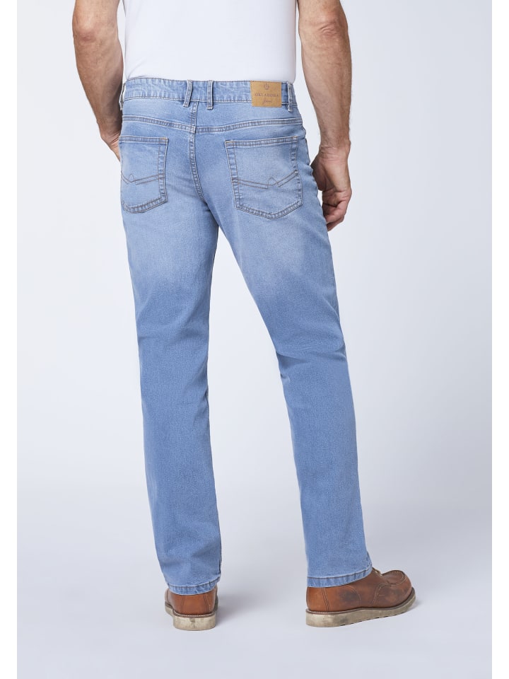 Oklahoma Jeans Jeans in Blau günstig kaufen