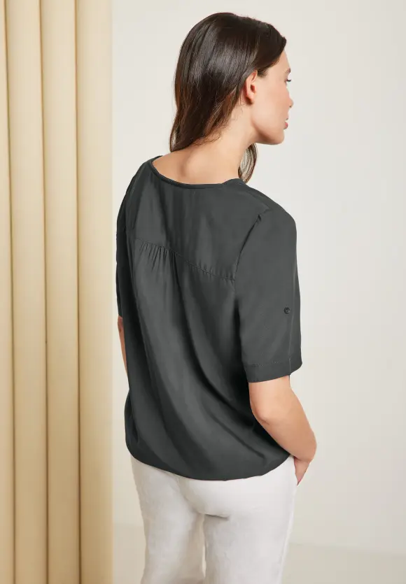 CECIL Unifarbene Basic Bluse