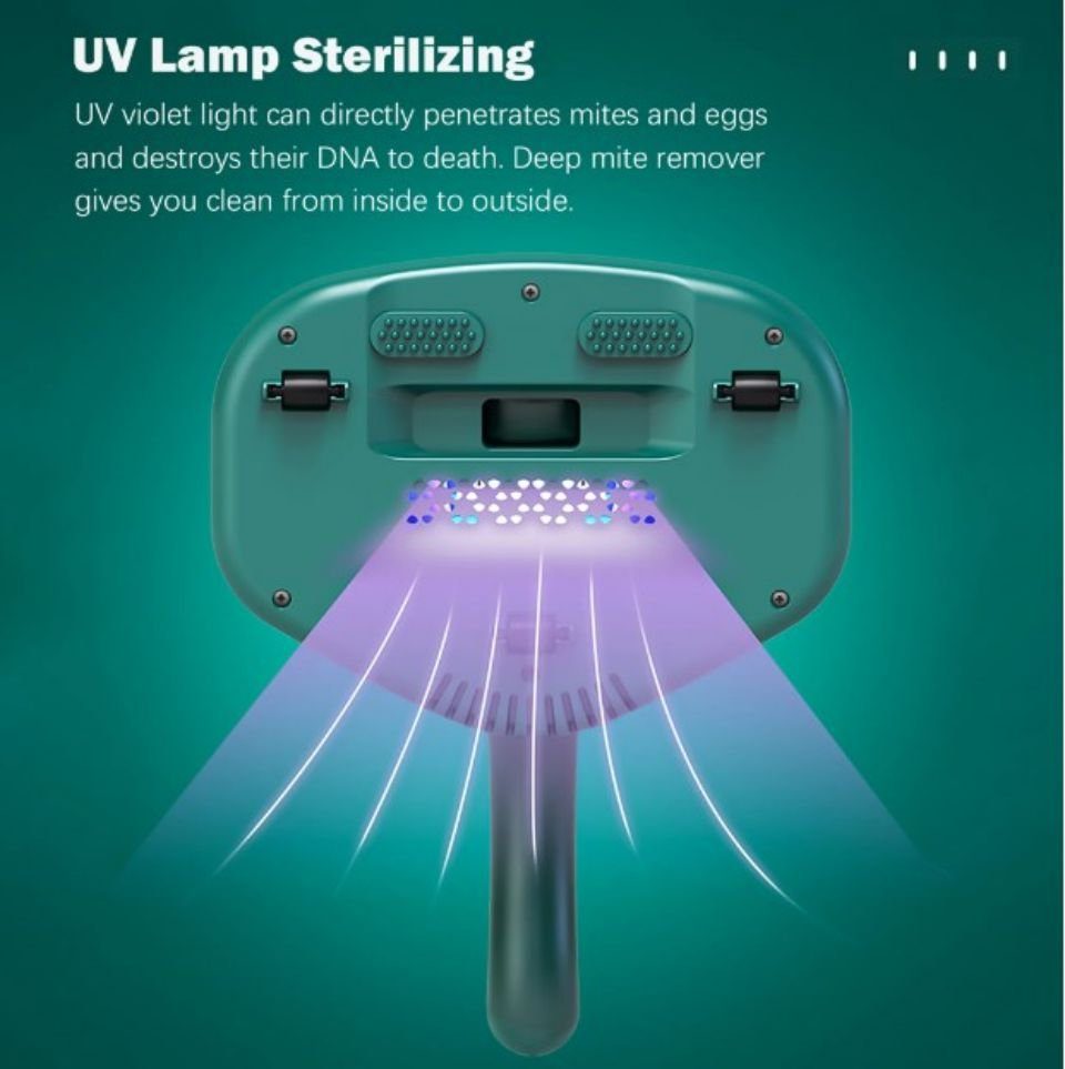 Ciskotu Matratzenreinigungsgerät Milbensauger UV-C Sterilisation Milbenstaubsauger, 350,00 W, mit beutel