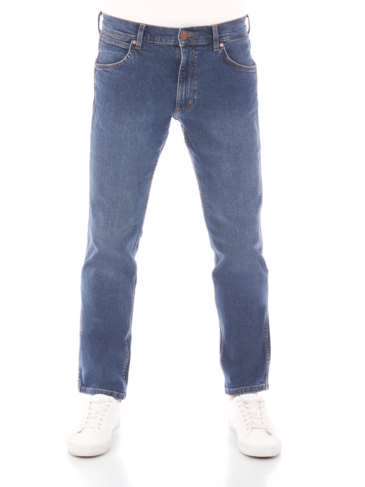 Wrangler Jeans Greensboro regular/straight in Blau günstig kaufen