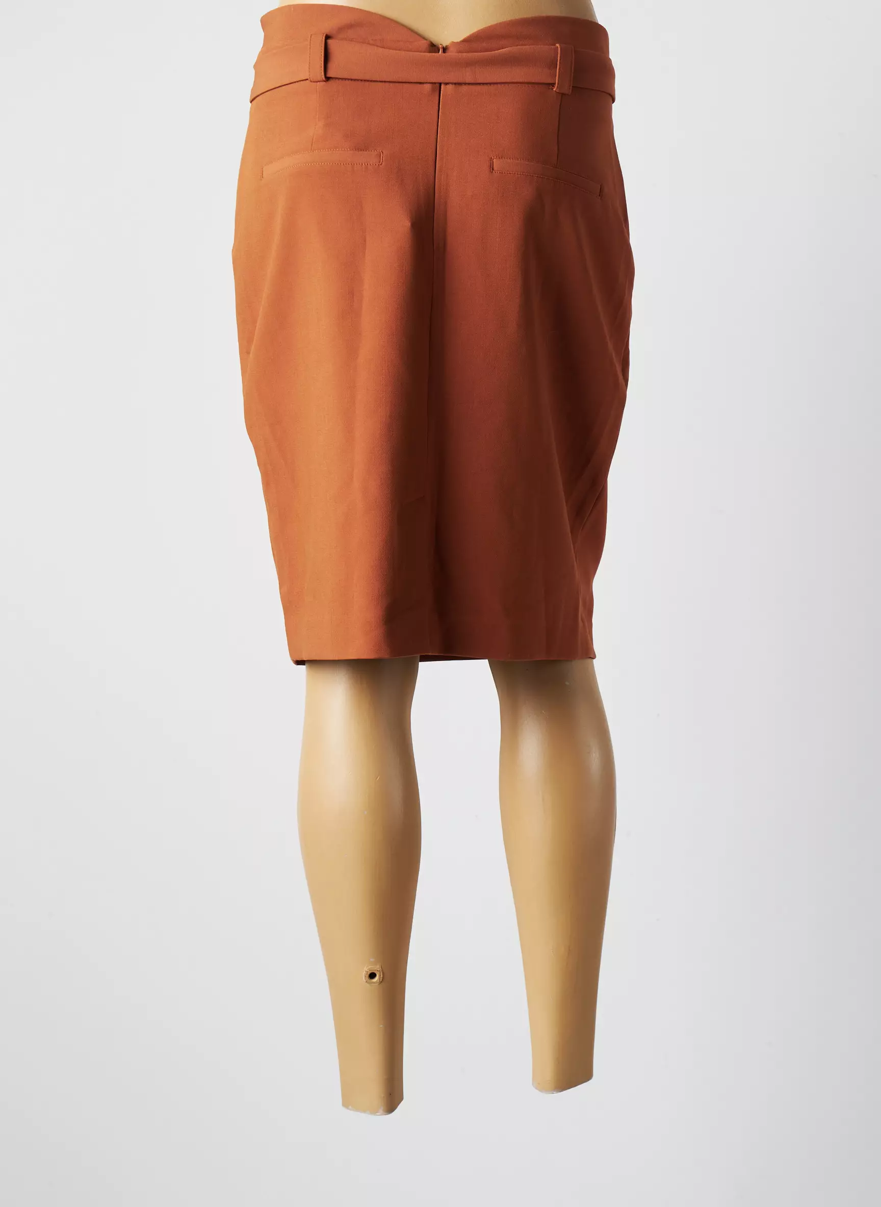 Ichi Jupes Mi Longues Femme couleur marron