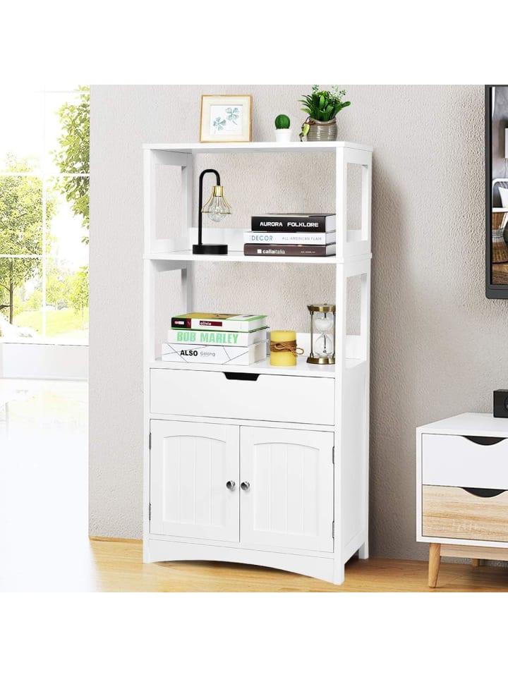 COSTWAY Hochschrank in Weiß günstig kaufen onesize