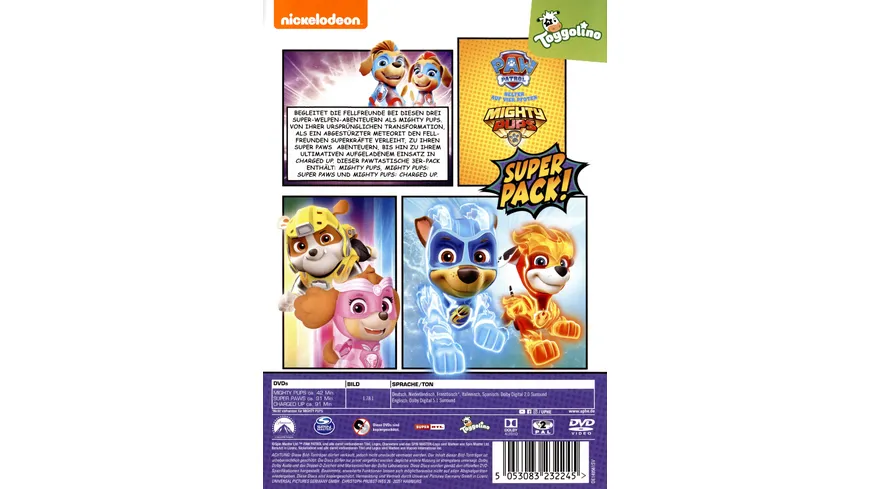 Paw Patrol - Mighty Pups 3er Pack  [3 DVDs]