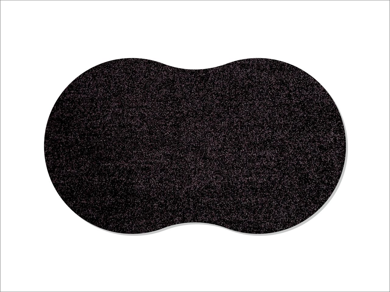 Keilbach Designprodukte Keilbach Schuhabstreifer, 145 x 85 cm, schwarz