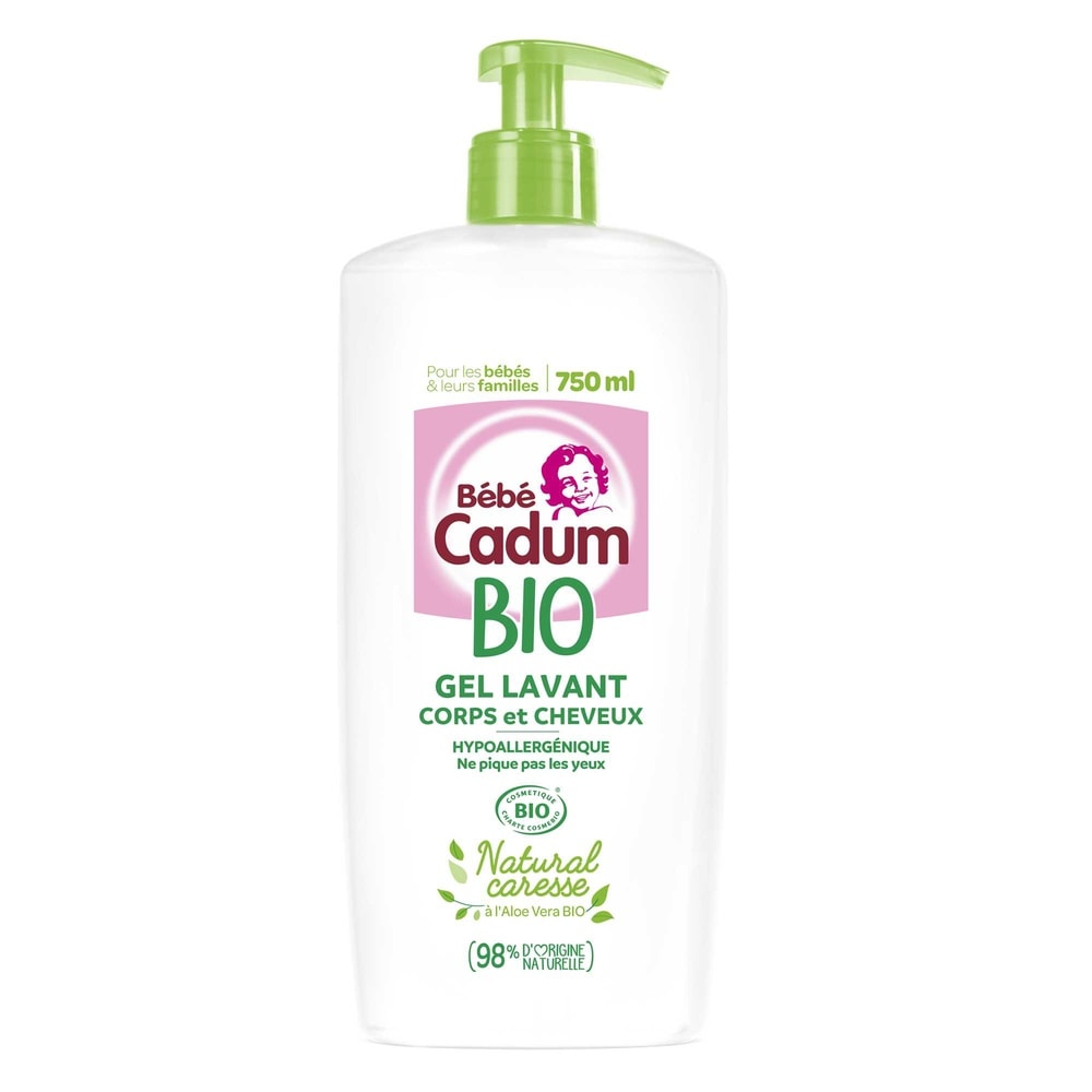 cadum Cadum Gel lavant corps & cheveux bio