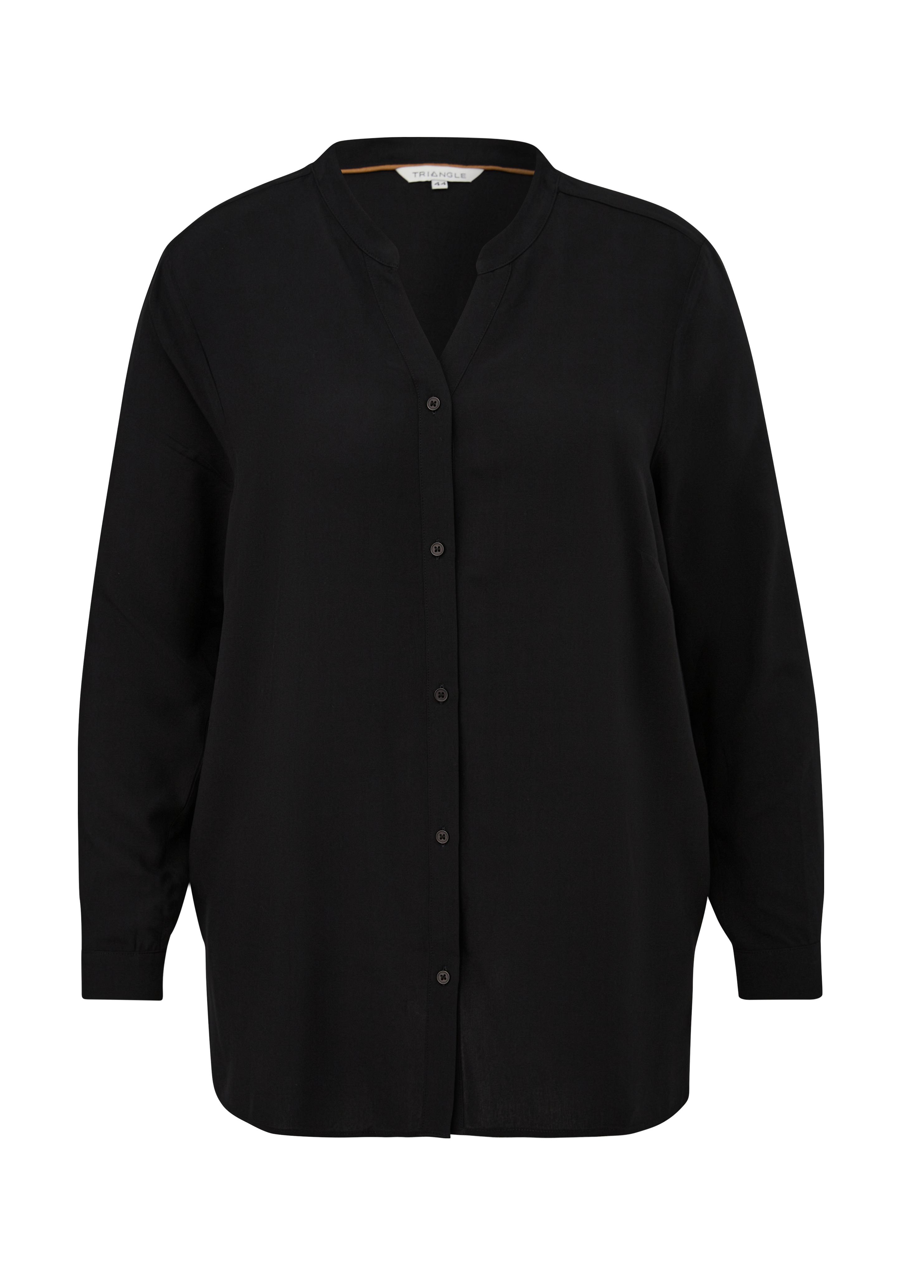 Viskosebluse mit Tunika-Ausschnitt  2136039-9999