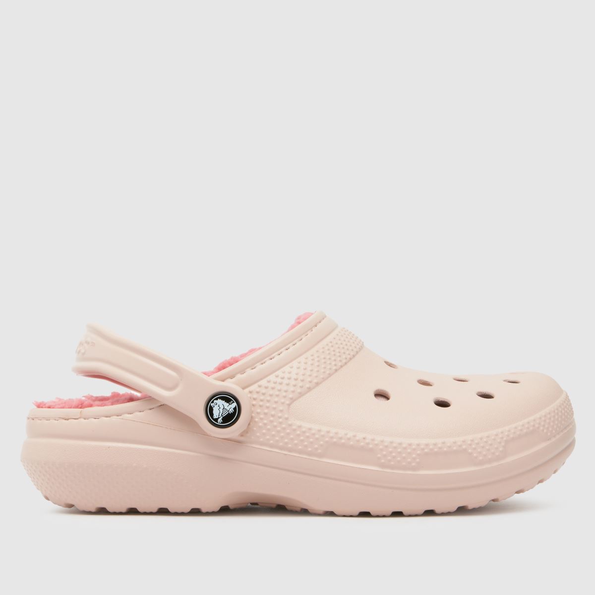 Crocs – Rosa klassiska fodrade träskor