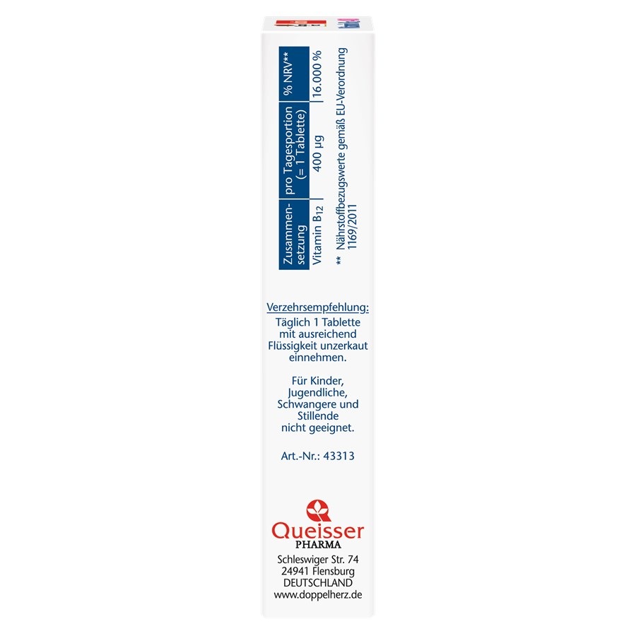 Hochdosiert Vitamin B12 400