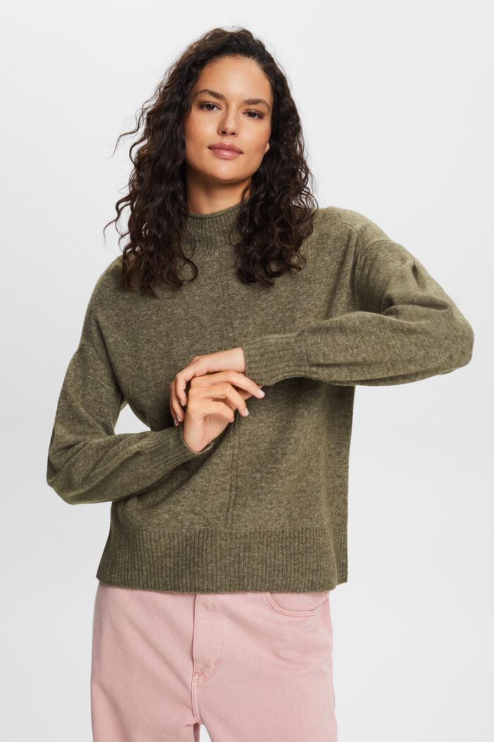 Pullover mit Stehkragen