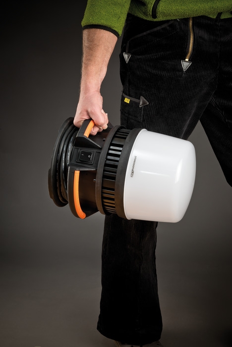 Brennenstuhl ProfessionalLINE 9171400901 ORUM 12050 M Mobiele 360° LED-straler IP54, 12600lm, 97W, 5m H07RN-F 3G1,5