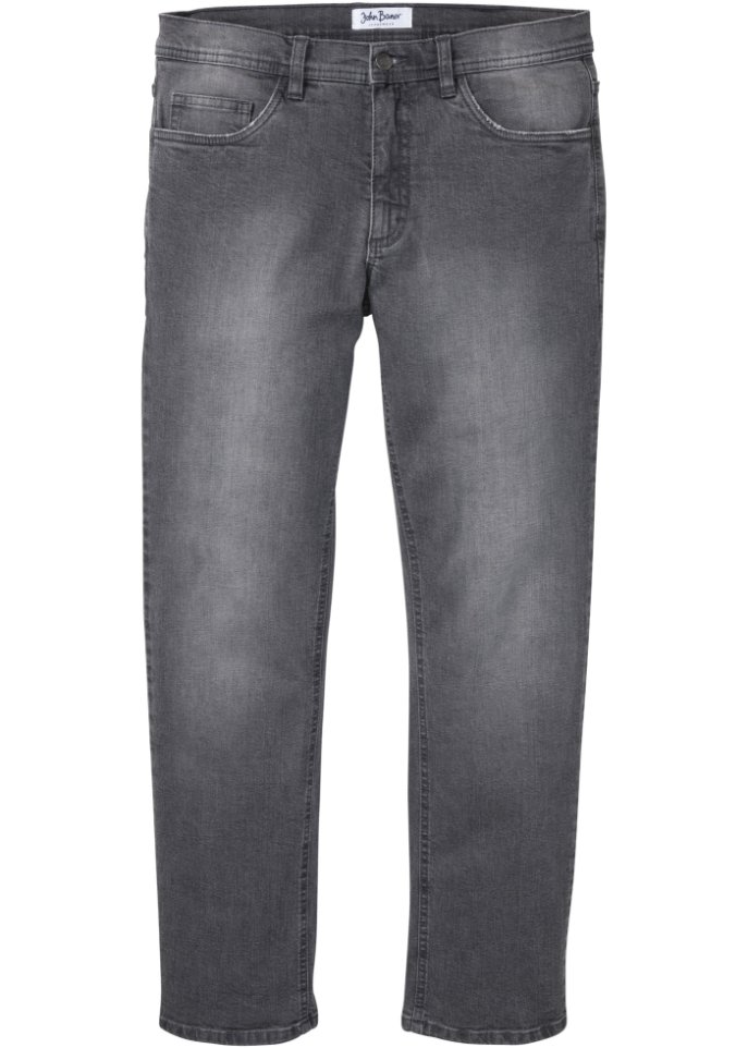 Regular Fit Stretch-Jeans mit Komfortschnitt, Straight