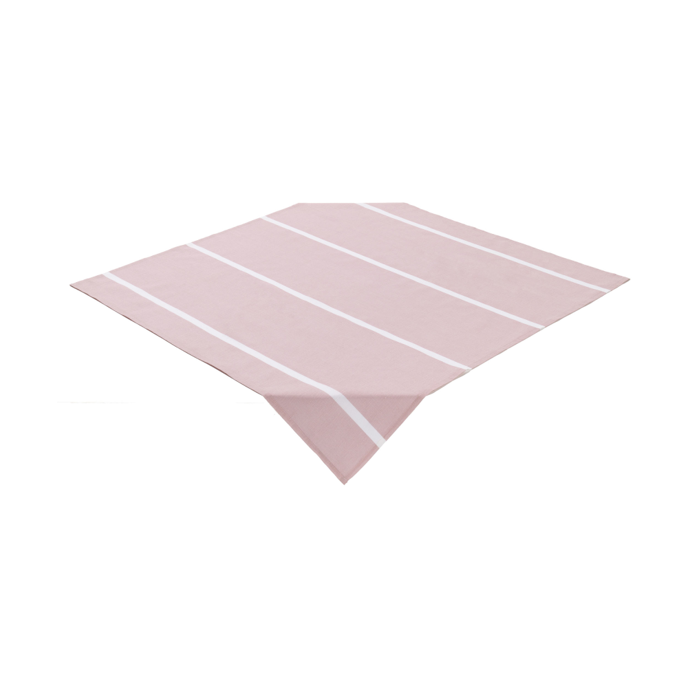 Tischdecke Streifen rosa/weiß