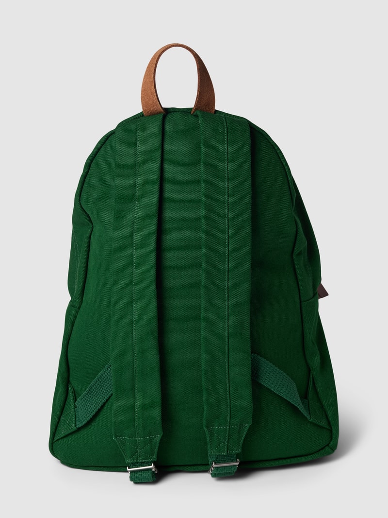 Rucksack mit Label-Stitching in grün