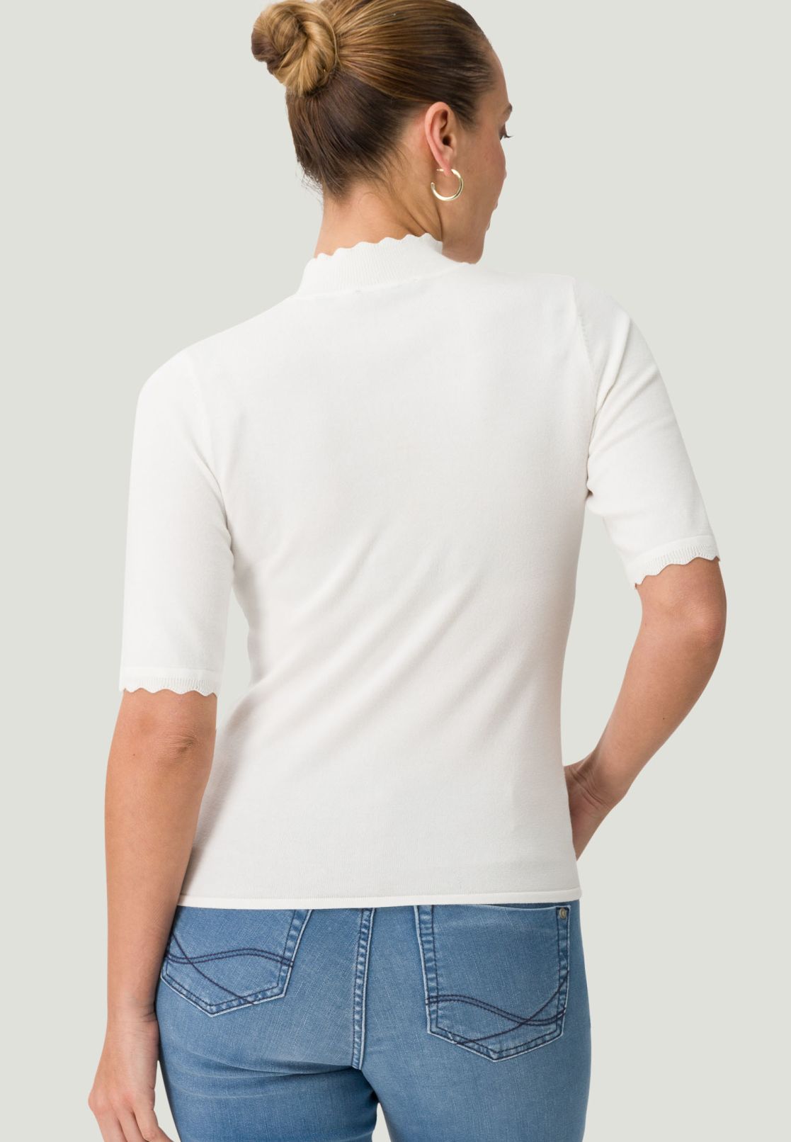 Pullover mit Stehkragen