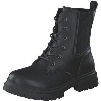 Barbarella Schnür Boots in schwarz