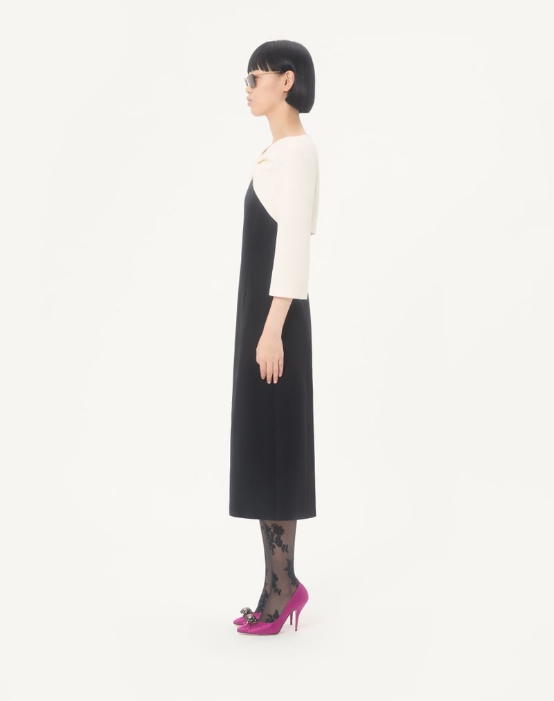 Crêpe Couture Midi-jurk