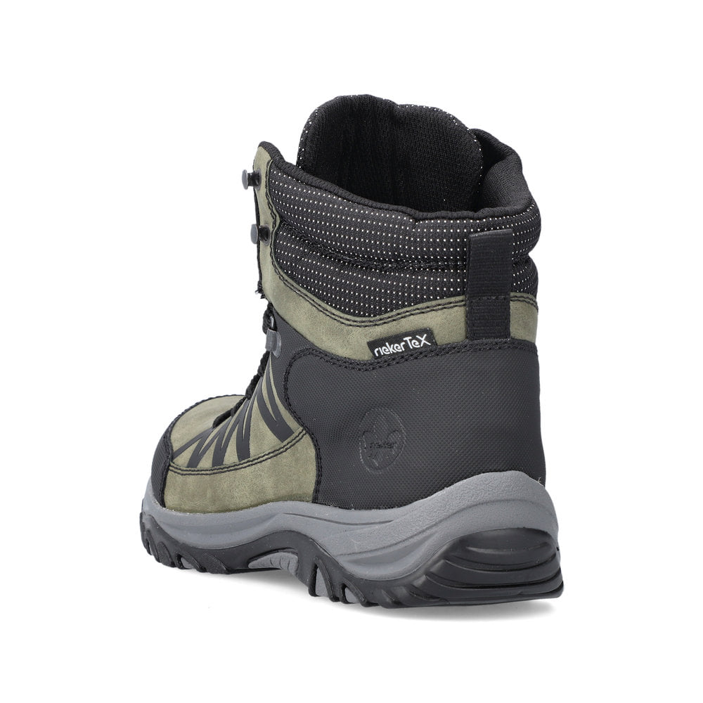 Rieker Damen Schnürstiefel khakigrün