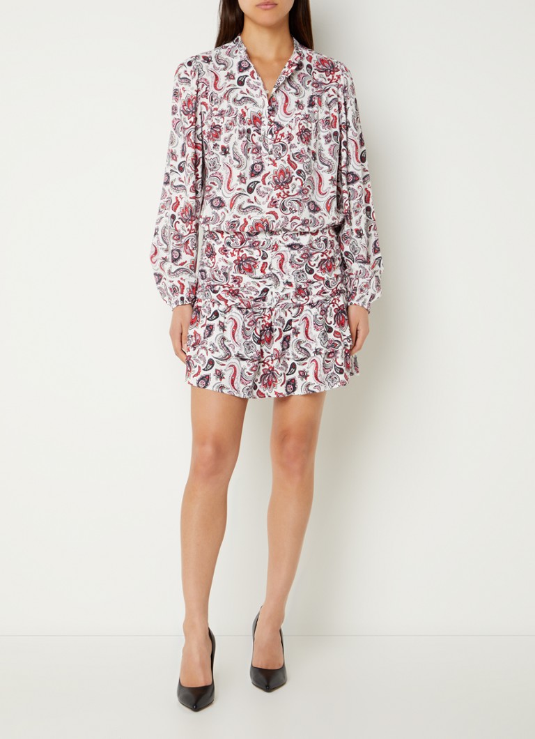 Camicetta NIKKIE Baisha in misto lino con motivo paisley