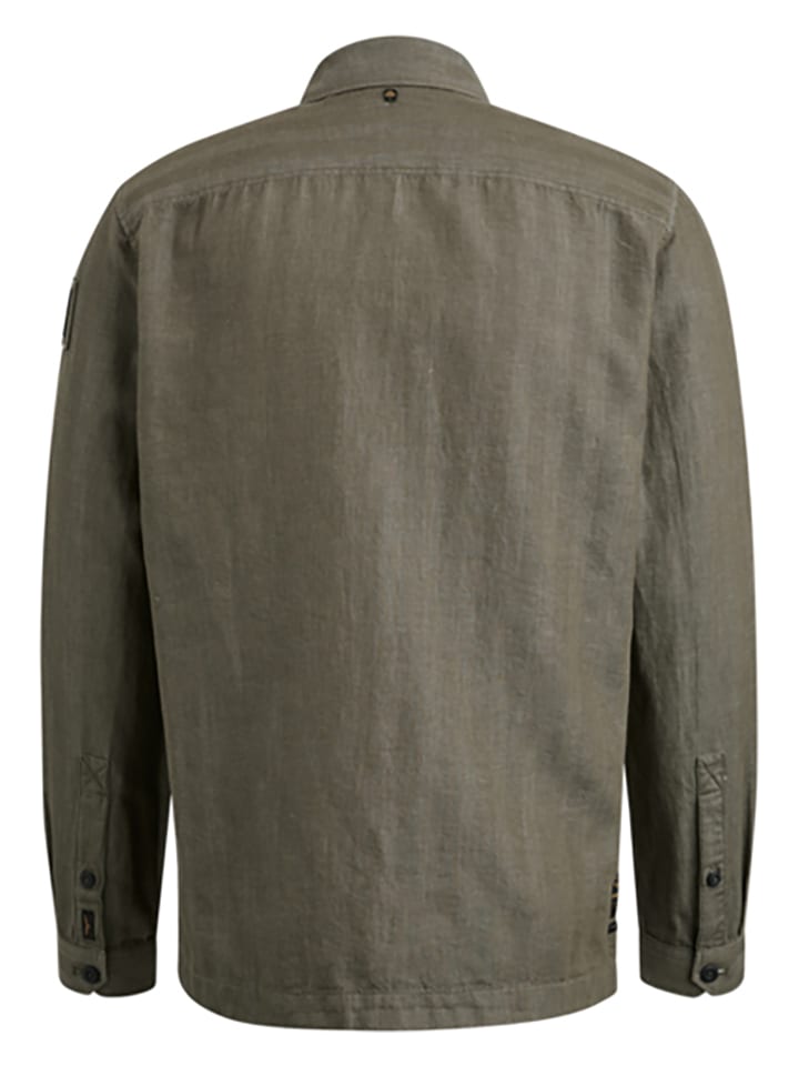 PME Legend Hemd - Regular fit - in Khaki günstig kaufen