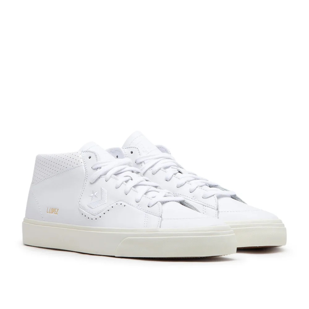 Converse Louie Lopez Pro Mid Leather A05090C / weiss