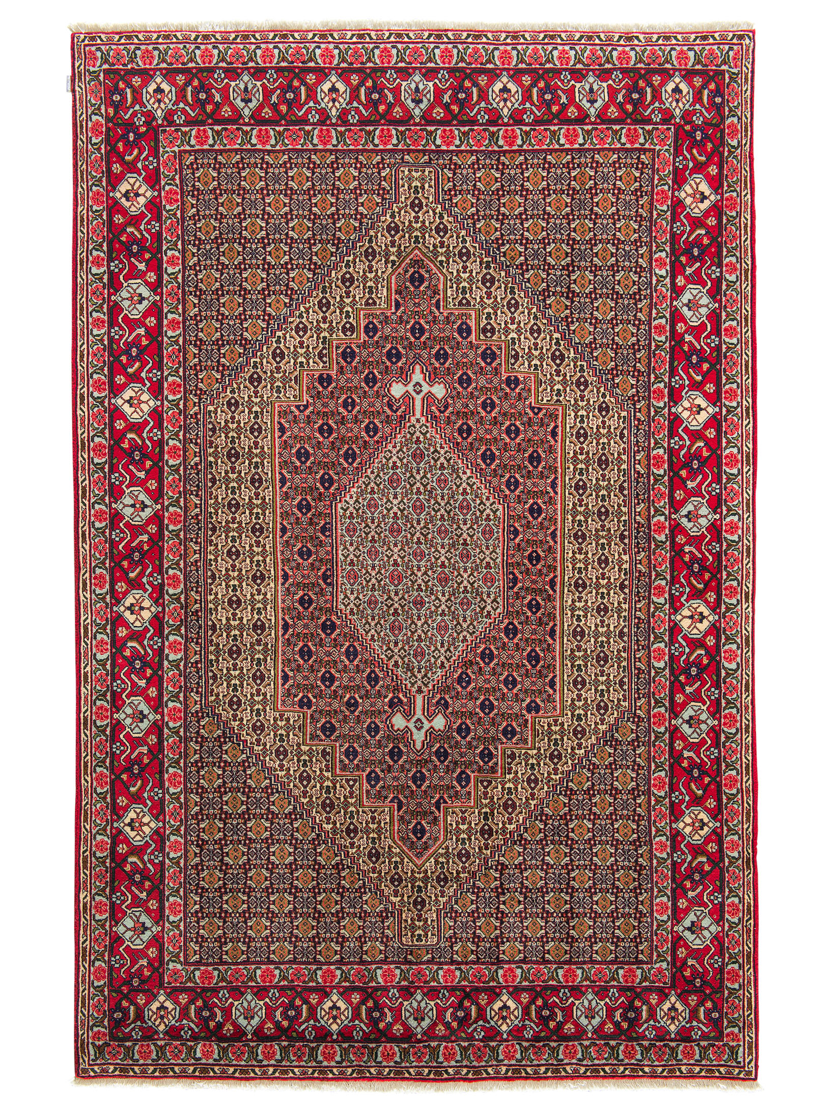Senneh ca. 168 x 260 cm, Unikat / Einzelstück