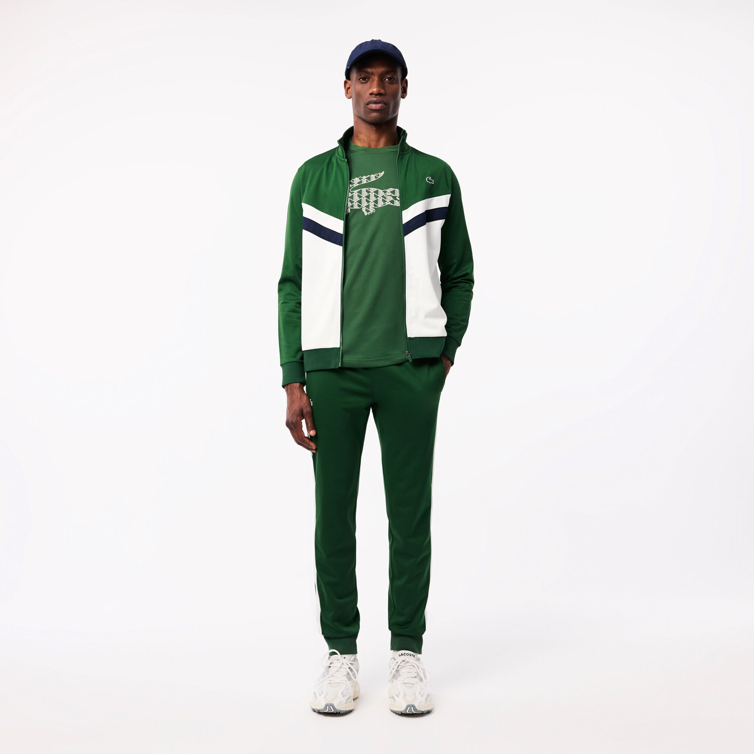 Technical Capsule Sweatshirt Herren - Grün, Weiß
