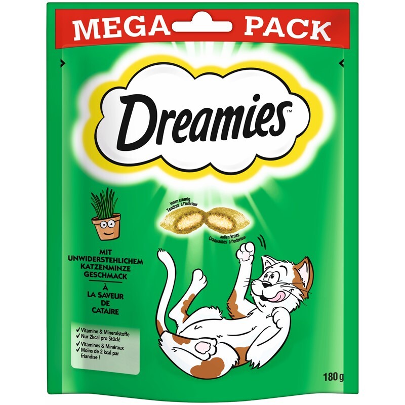 Dreamies Snacks Dreamies Mega Pack 180g Katzenminze