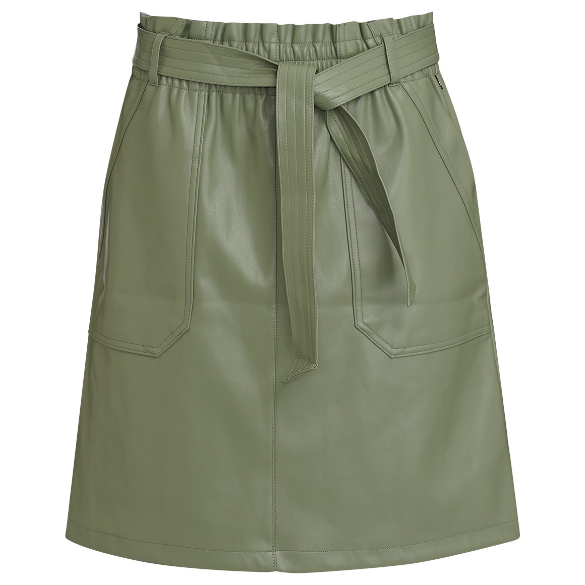 Damen Rock aus Lederimitat