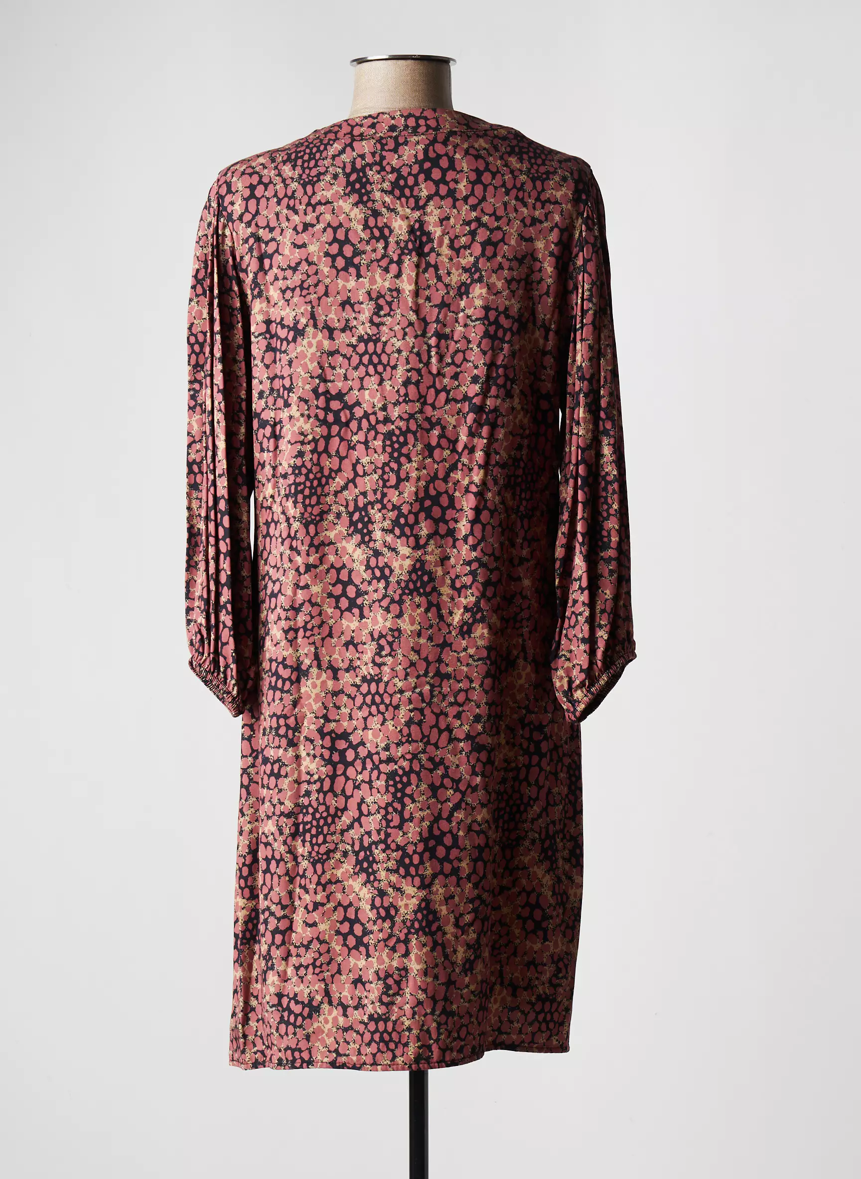 Signe Nature Robes Mi Longues Femme couleur marron