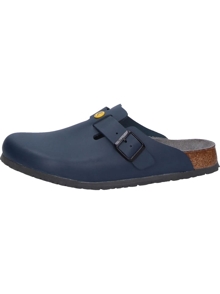 Birkenstock Pantoletten Boston ESD in blau günstig kaufen